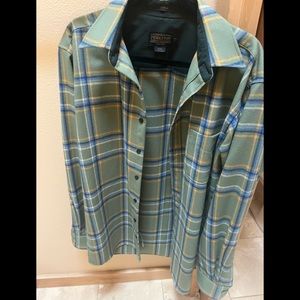 Pendleton Mens tall size large wool button up